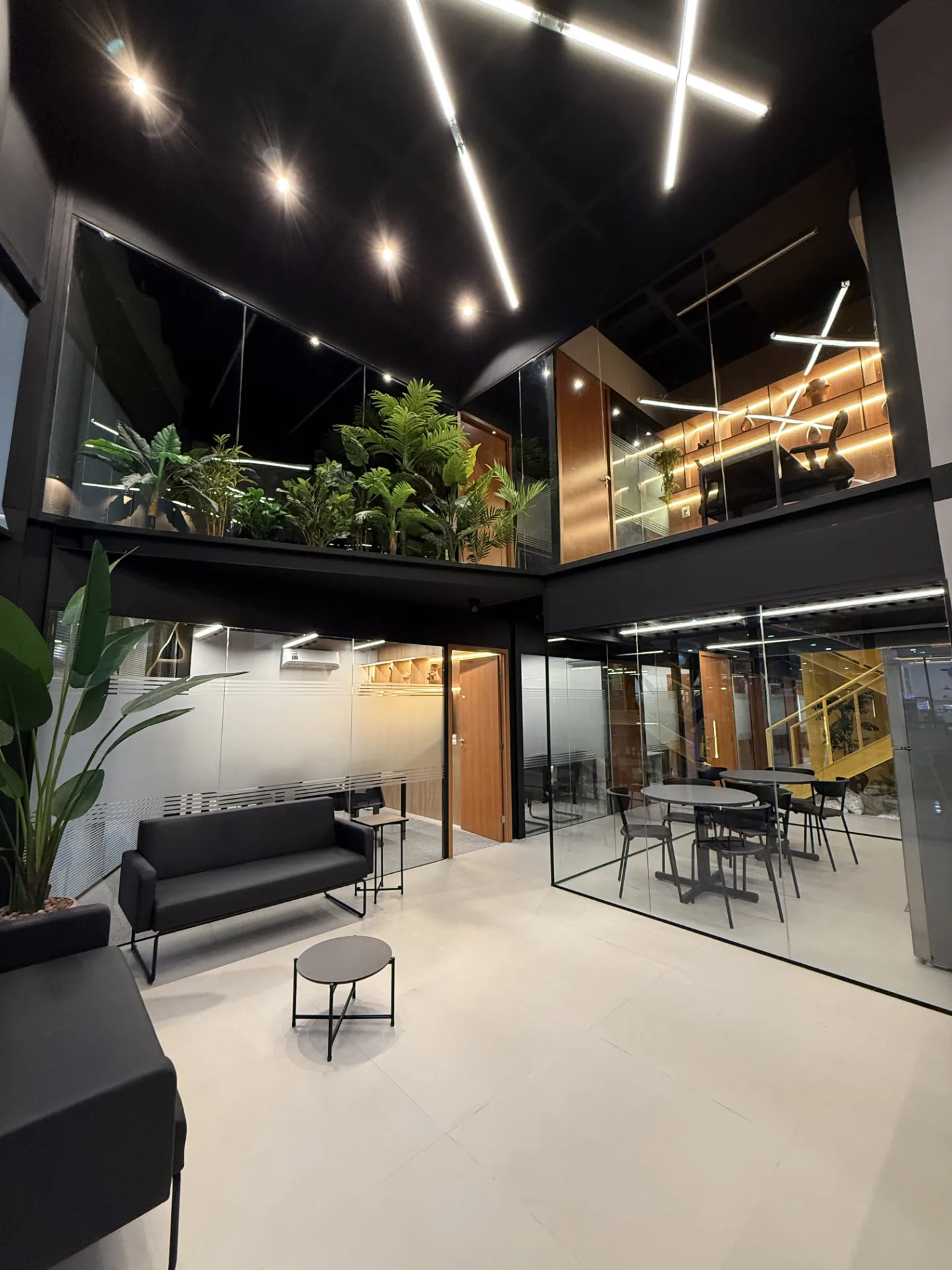 Recepção e lounge do Virtua Office Coworking Prime em João Pessoa